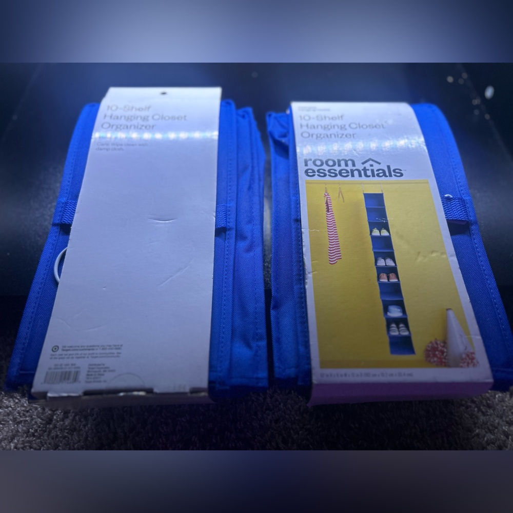 Room Essentials Blue 10 Shelf Closet Organizer